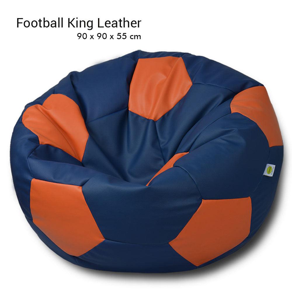 King Size Football Leather Bean Bag -  - Relaxsit