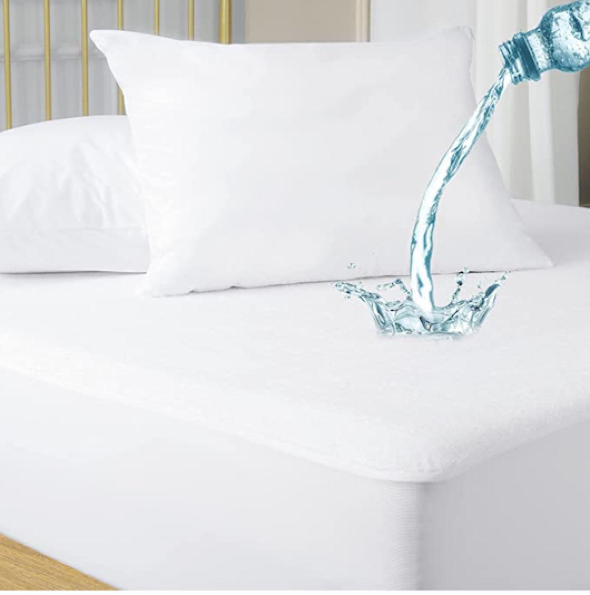Relaxsit Waterproof Mattress Protector Cover King Queen and single size options Fitted with 12" side pils stretchable Relaxsit