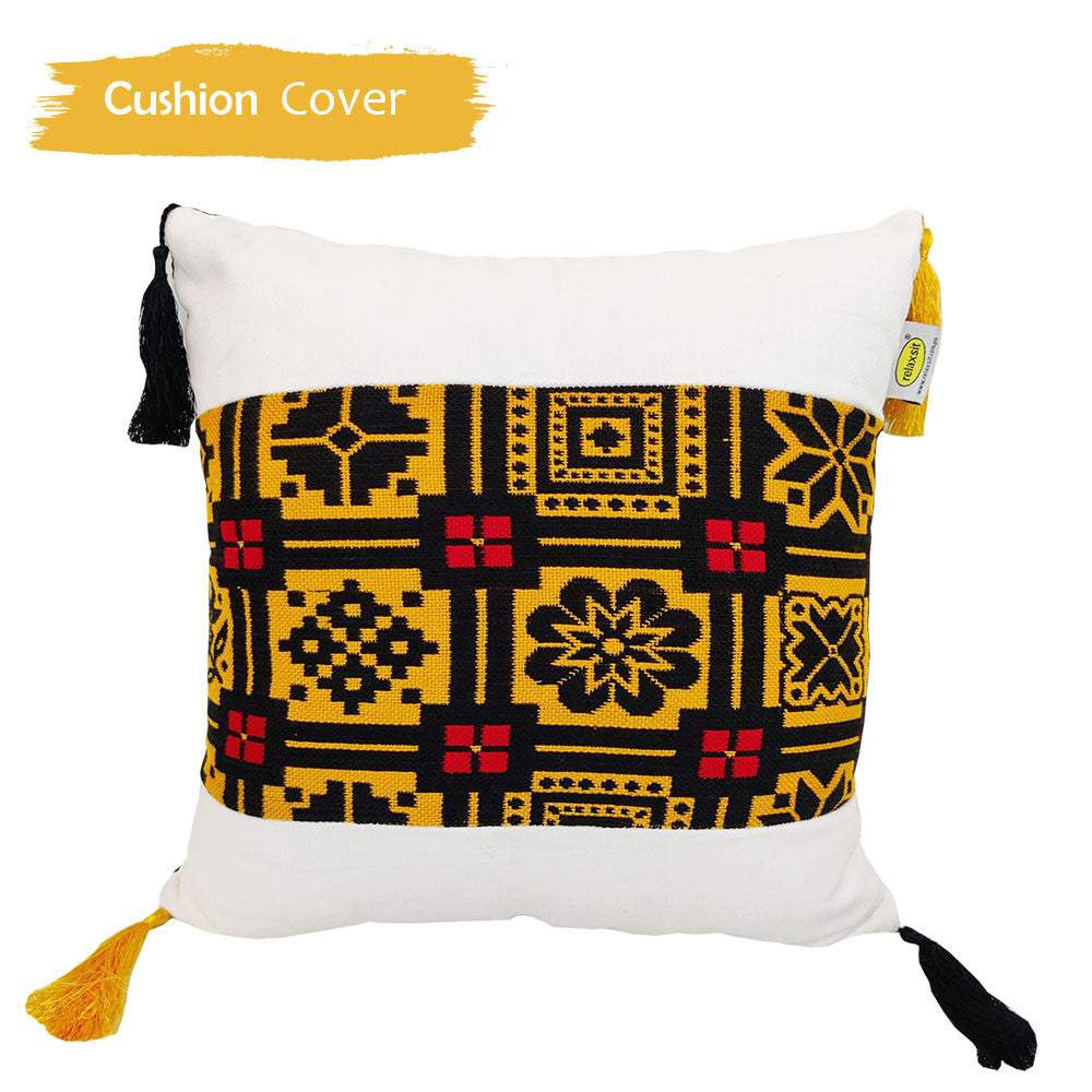 Sofa Cushion, Throw Pillow, traditional cushion 18 x 18" Cover - Relaxsit