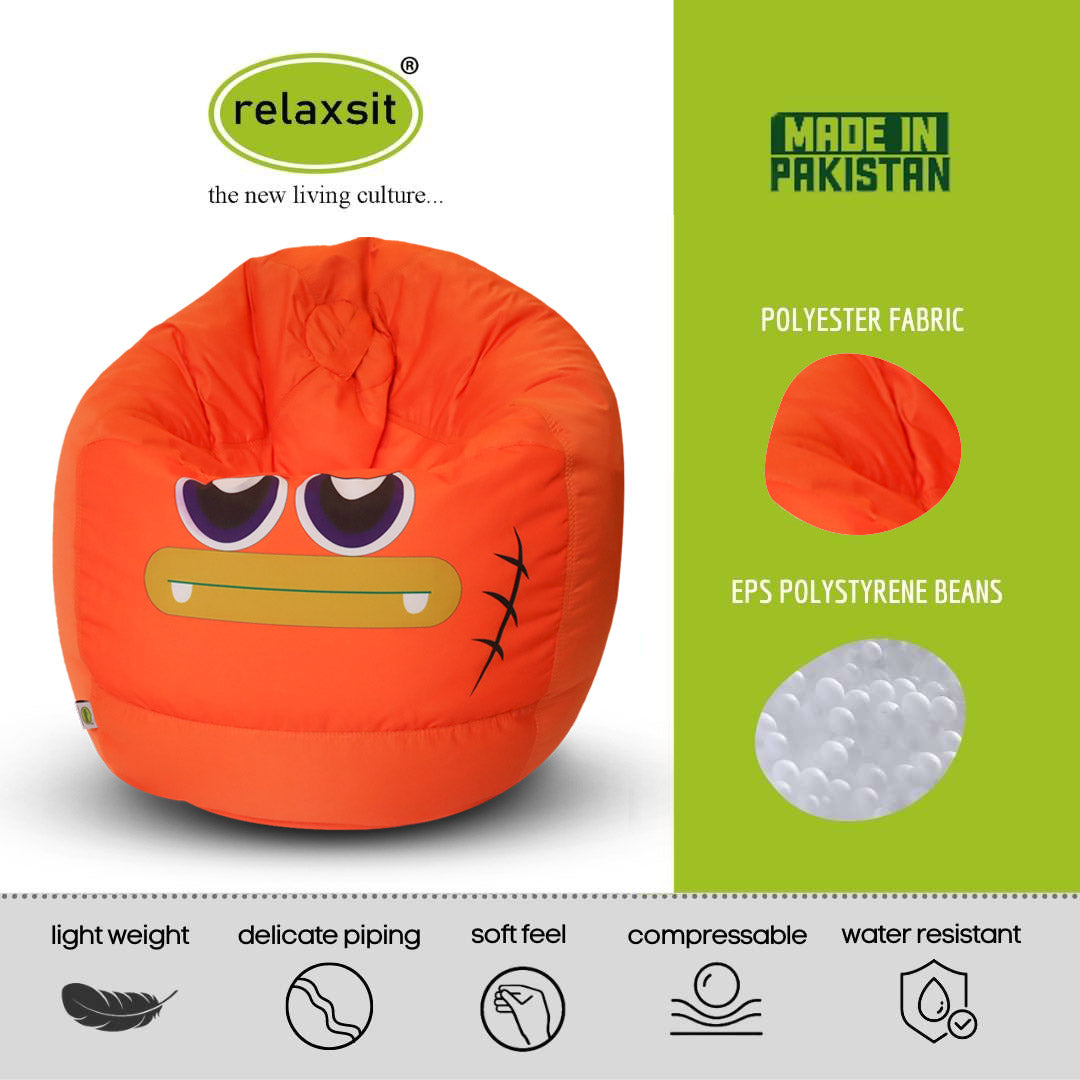 Relaxsit Monster Bean Bag – Medium-Sized Bean Bag Sofa – A Perfect Seating Solution for Youngsters -  - Relaxsit
