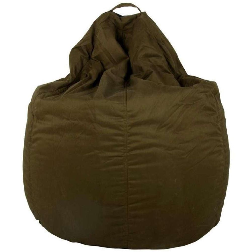 Puffy Plain Fabric Bean Bag Chair -  - Relaxsit