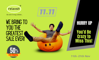 11:11 MEGA ONLINE SHOPPING SALE BY RELAXSIT - relaxsit,.official