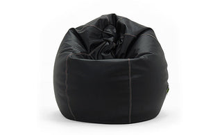 Puffy Leather bean bag