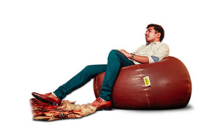  Puffy Leather Bean Bag