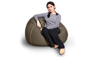  Puffy Leather Bean Bag