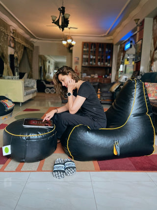 How to Decorate Living Room With Bean Bags -