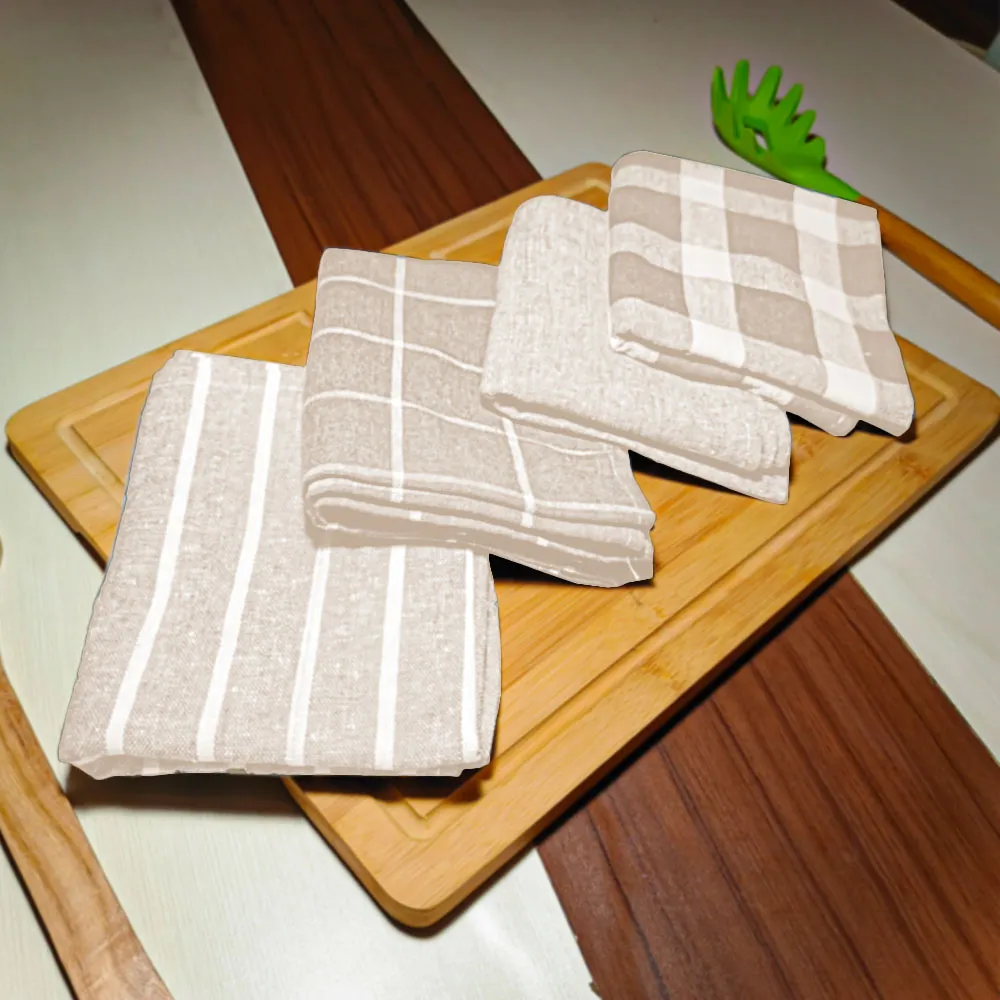 relaxsit Woven Kitchen Dishtowel , kitchen napkin, kitchen Towel 21 x 28", Set of 4 Export Quality