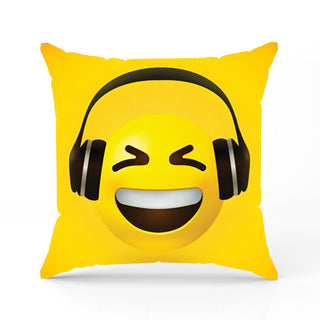 Relaxsit Emoji 3D lycra printed cushions Soft Pillows Stuffed Cushions Home Decor Pillows 14 x 14" single double and pack of 4.