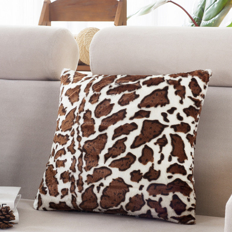 Relaxsit (Pack of 5)Throw Pillow Office Home Decor Case Animal Print Cushion Bedroom Soft Plush for Sofa Car Cushion Covers or Filled option size: 14" x 14" -  - RelaxsitAnimal Skin Cushion -Relaxsit