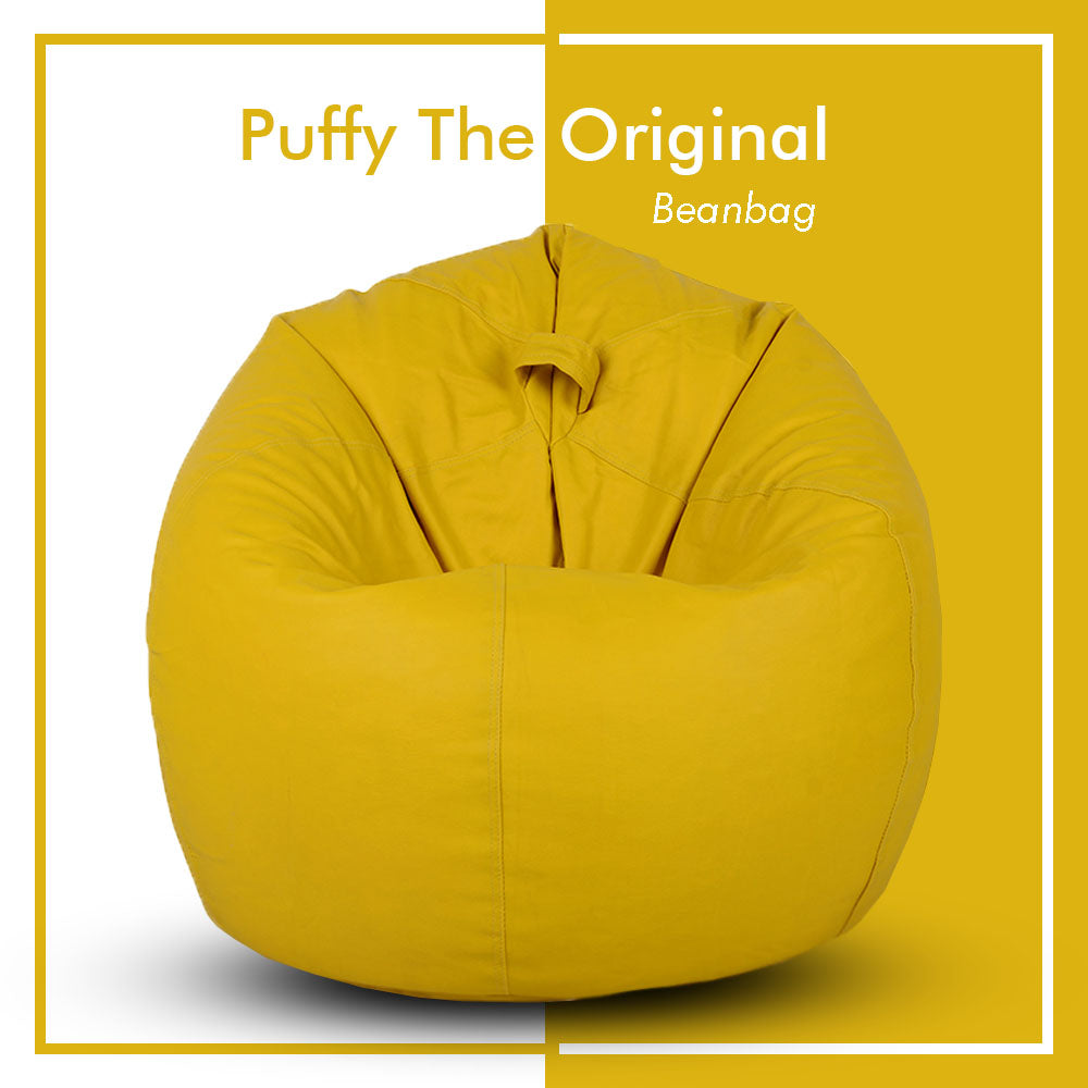 Relaxsit Puffy Leather Bean Bag medium – Dim. 100x75cm