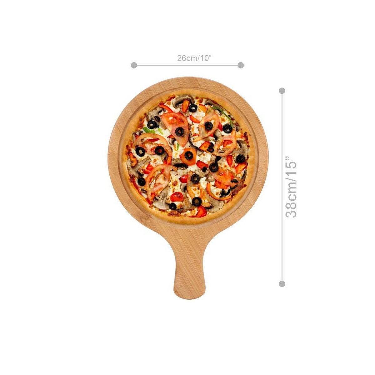 Relaxsit Bamboo Round Pizza Trays