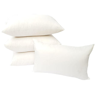 Relaxsit  Premium Quality Ball Fiber Pillow Standard Size,  Single, pack of 2 and Pack of 4 - White filled
