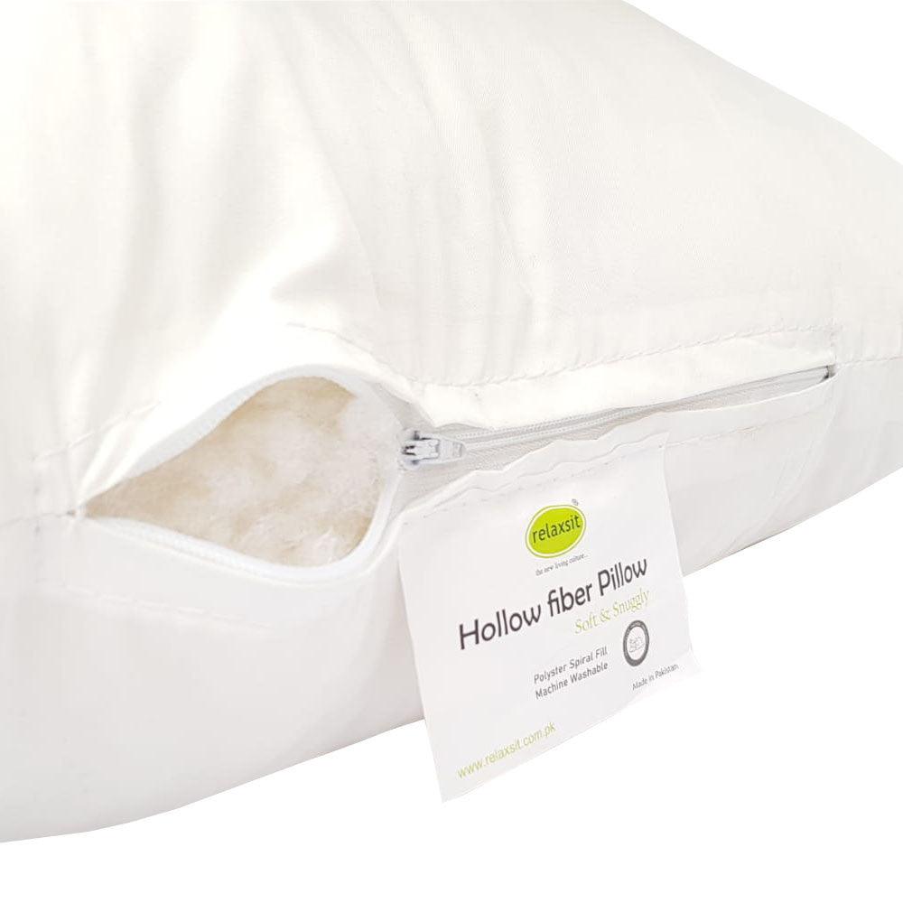 Holo Fiber Pillow Standard Size - White filled -  - Relaxsit