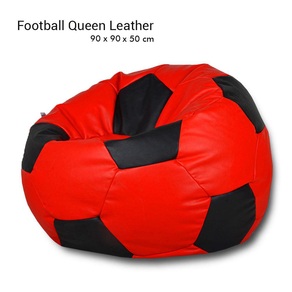 Queen Size Football Leather Bean Bag - Relaxsit
