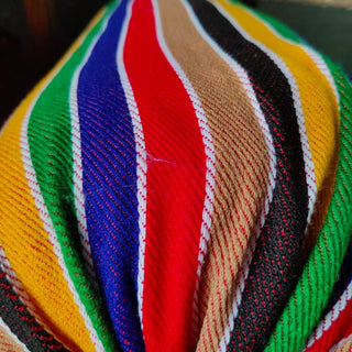 Relaxsit Traditional Round Pillow ,  Side Pillow,  Gao pillow , Hand loomed special acrylic fabric  12 x 24"