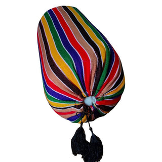 Relaxsit Traditional Round Pillow ,  Side Pillow,  Gao pillow , Hand loomed special acrylic fabric  12 x 24"