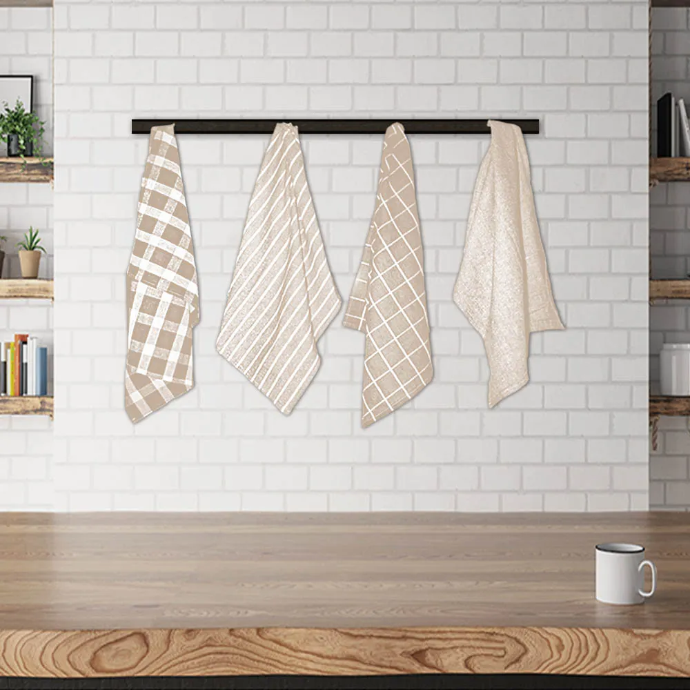relaxsit Woven Kitchen Dishtowel , kitchen napkin, kitchen Towel 21 x 28", Set of 4 Export Quality