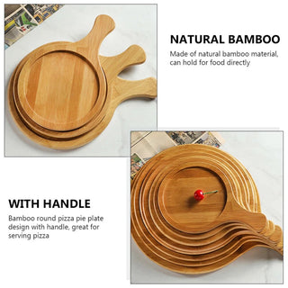 Relaxsit Bamboo Round Pizza Trays