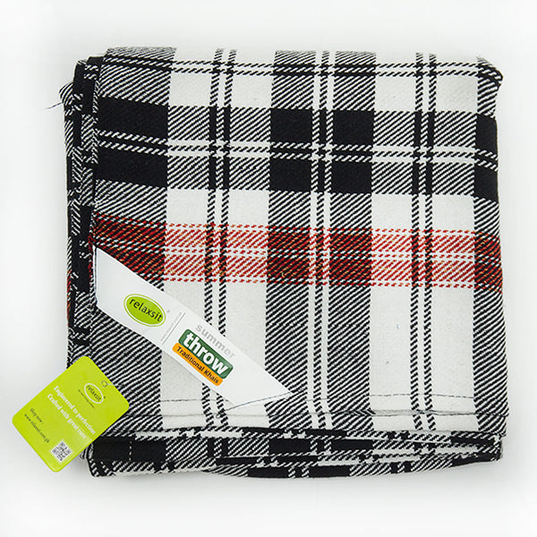 Cotton Summer Throw Kasuri khais Bed Throw Travel Blanket