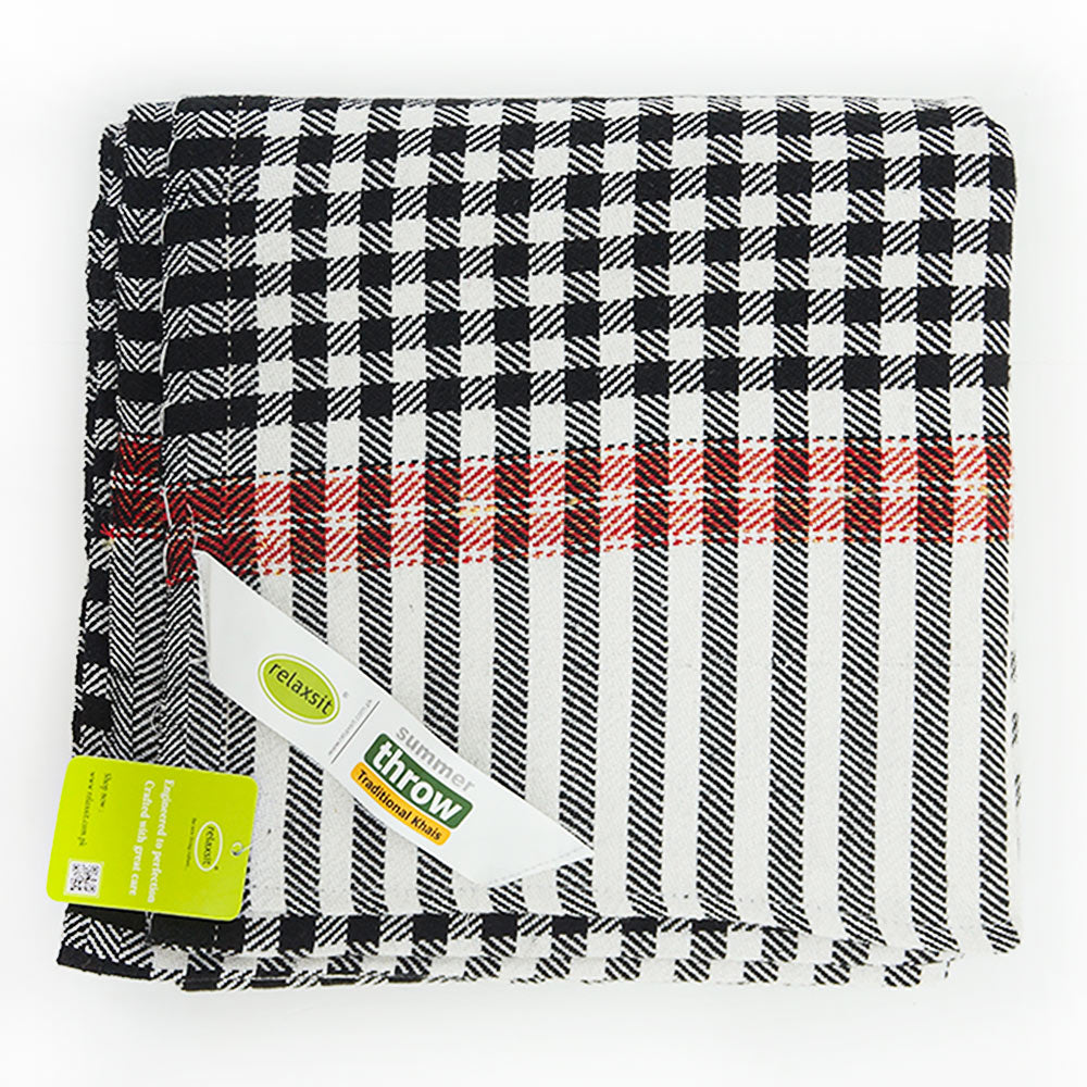 Cotton Summer Throw Kasuri khais Bed Throw Travel Blanket