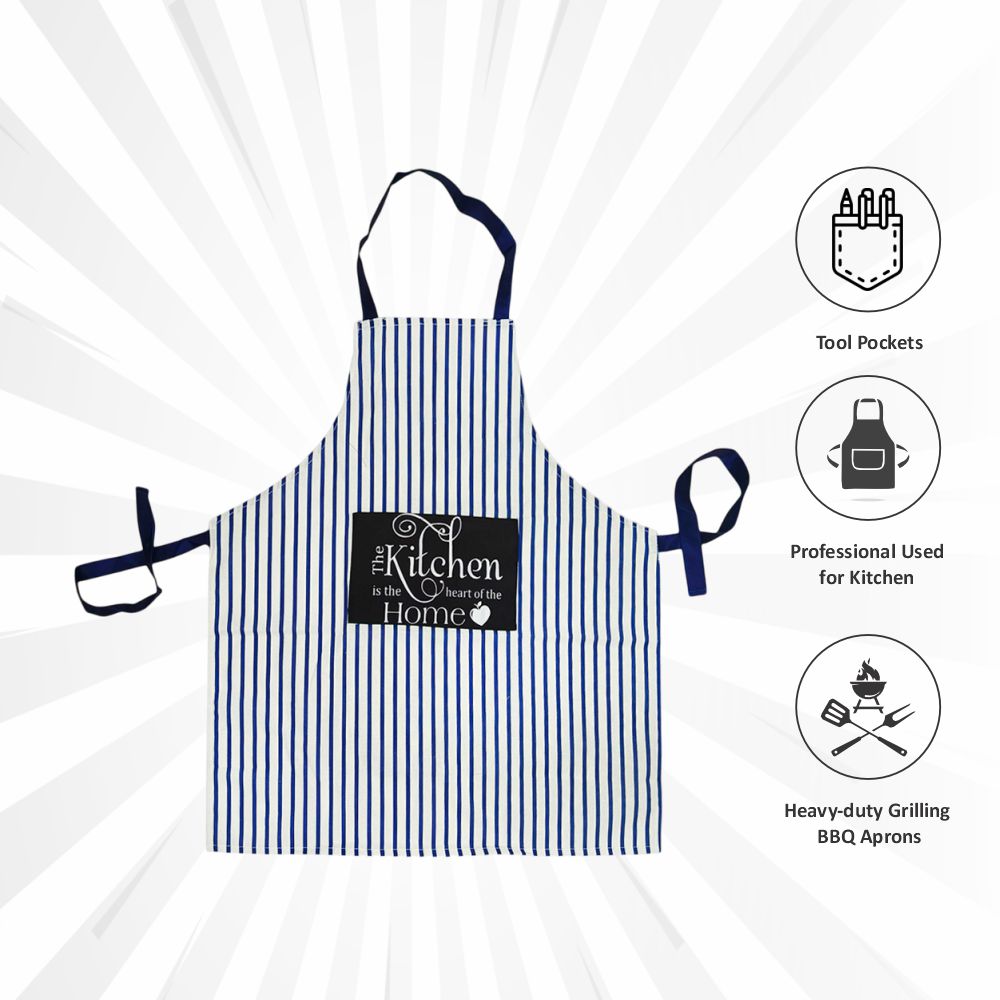 "Stylish Sleeveless Printed Kitchen Fabric Apron for Women – Comfort & Elegance in Cooking!"