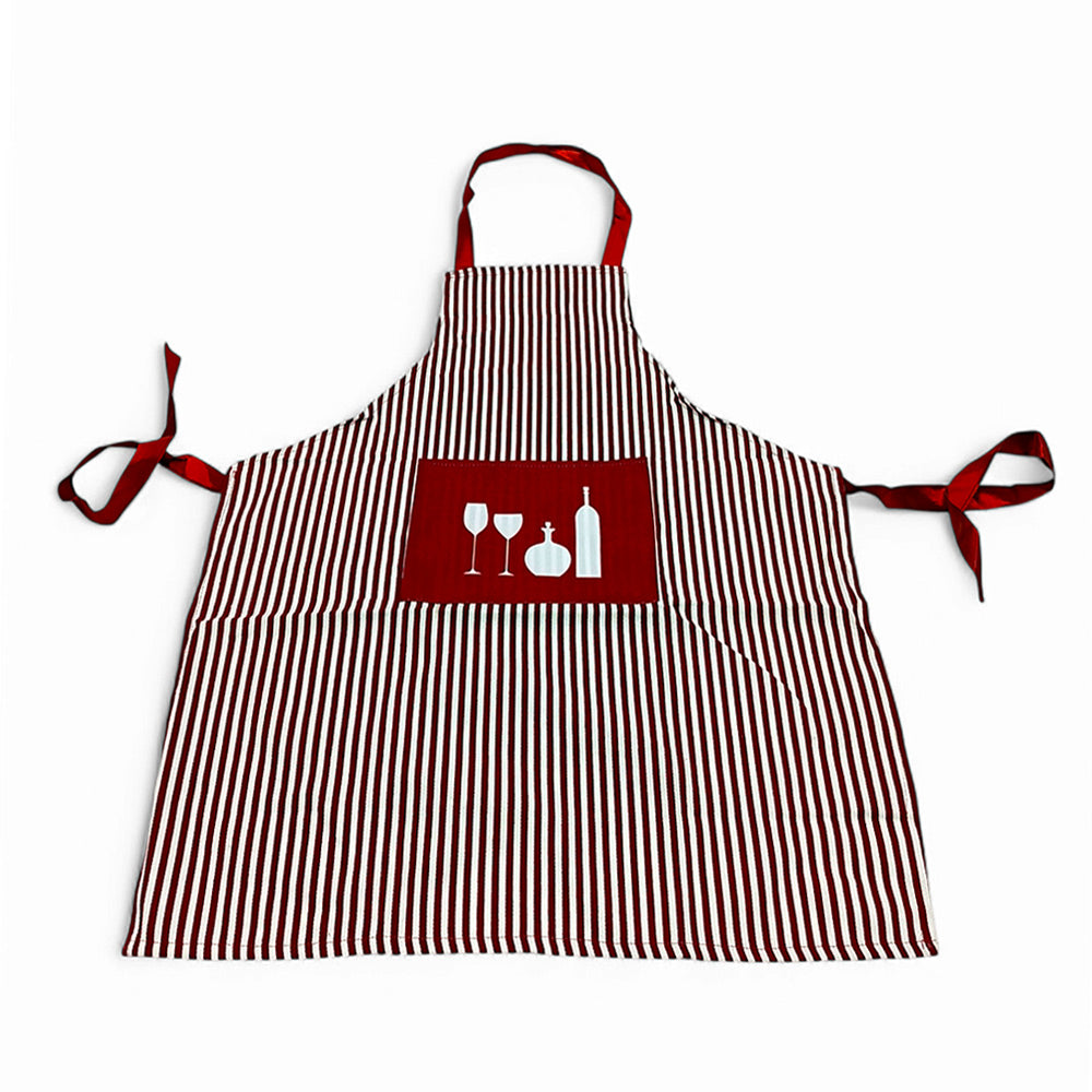 "Stylish Sleeveless Printed Kitchen Fabric Apron for Women – Comfort & Elegance in Cooking!"