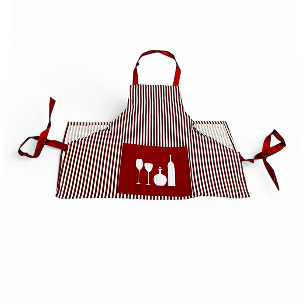 "Stylish Sleeveless Printed Kitchen Fabric Apron for Women – Comfort & Elegance in Cooking!"