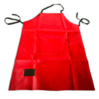 Apron PU Artificial LeatherWaterproof Apron kitchen apron