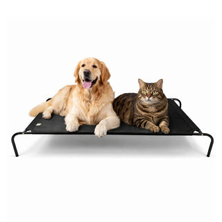 Relaxsit Basic Pet Bed Cooling Elevated Breathable For Small Medium and Large size of dogs. DIY item very easy to assemble very special scratch proof fabric