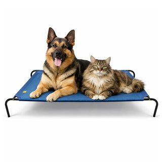 Relaxsit Basic Pet Bed Cooling Elevated Breathable For Small Medium and Large size of dogs. DIY item very easy to assemble very special scratch proof fabric