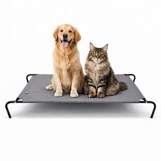 Relaxsit Basic Pet Bed Cooling Elevated Breathable For Small Medium and Large size of dogs. DIY item very easy to assemble very special scratch proof fabric