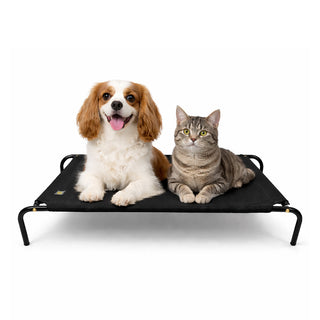 Relaxsit Basic Pet Bed Cooling Elevated Breathable For Small Medium and Large size of dogs. DIY item very easy to assemble very special scratch proof fabric