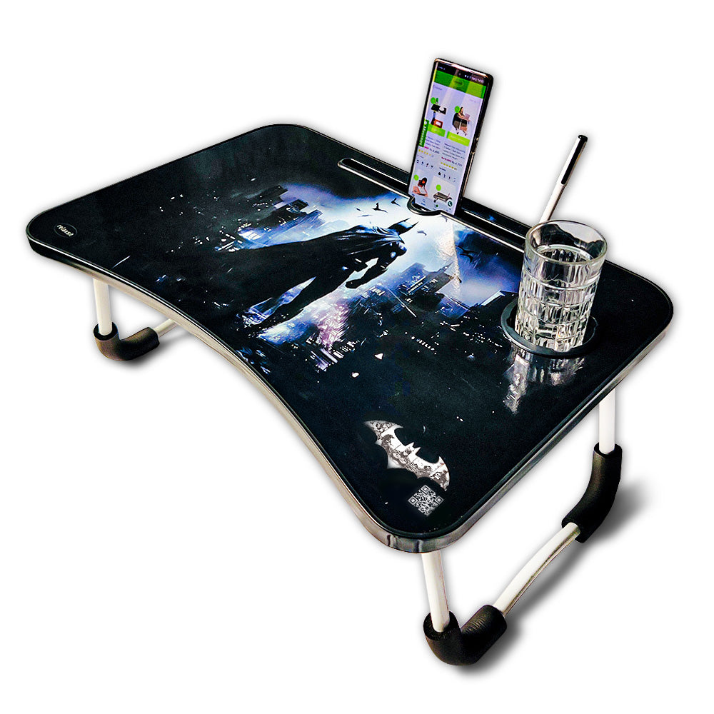 Relaxsit Bedpro Max / Printed Foldable Table Computer Table Floor table Laptop table Drawing desk Bed Table Foldable Table Notebook Stand Reading Holder Breakfast Serving Bed Tray with Tablet Slots 40 x 60 cm or 16 x 24"