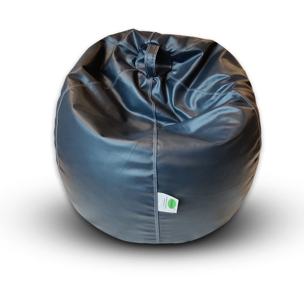 Relaxsit Puffy Leather Bean Bag – Versatile Comfy Bean Bag for Lounge and Bedroom – Water-Repellant Dim. 110x80cm - Relaxsit