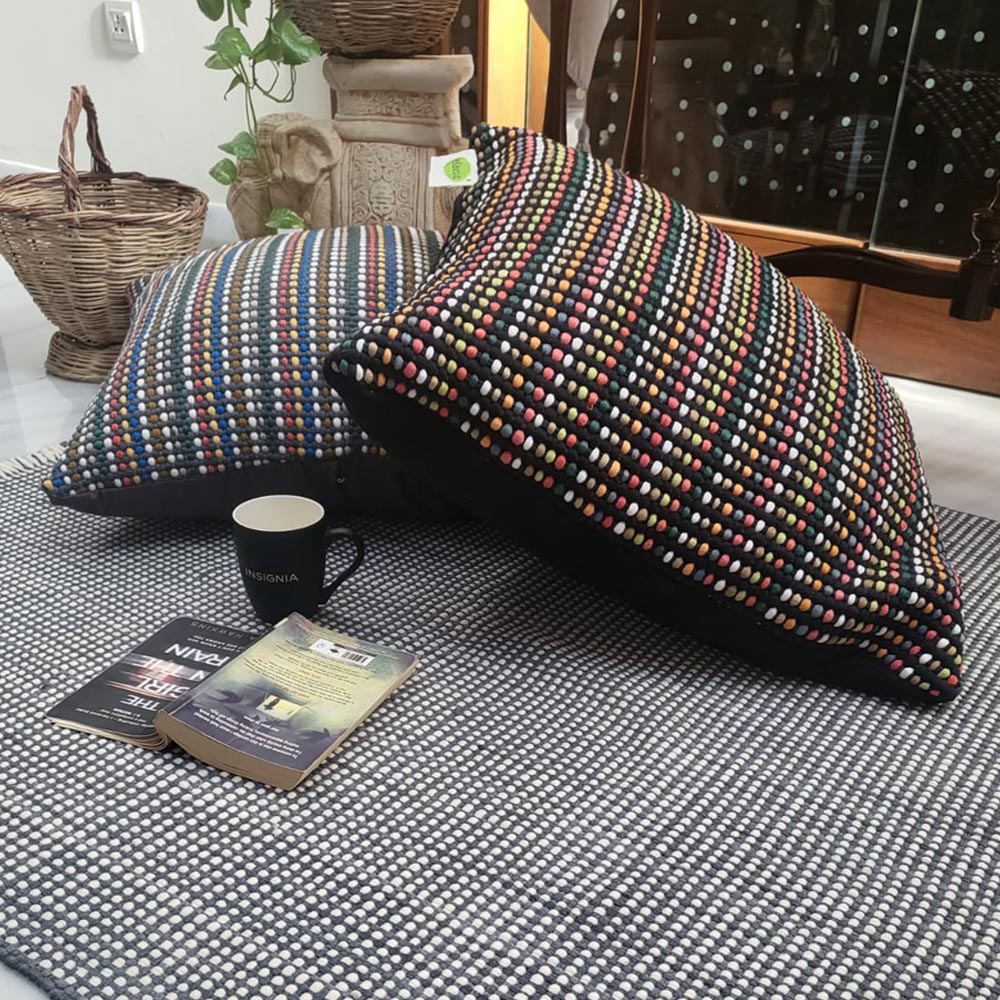 Bunti Handmade Floor Cushion 28" x 28"