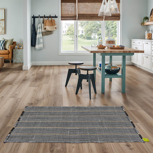 Relaxsit Handmade Bunti Floor Runner – Premium Cotton & Acrylic Mat for Floor, Door, or Entrance – Sizes 2.5'x5.9' feet