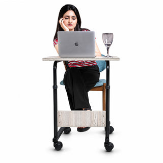 Relaxsit Flexi adjustable C-Table – Bed table, Laptop Trolley Table with Adjustable Height
