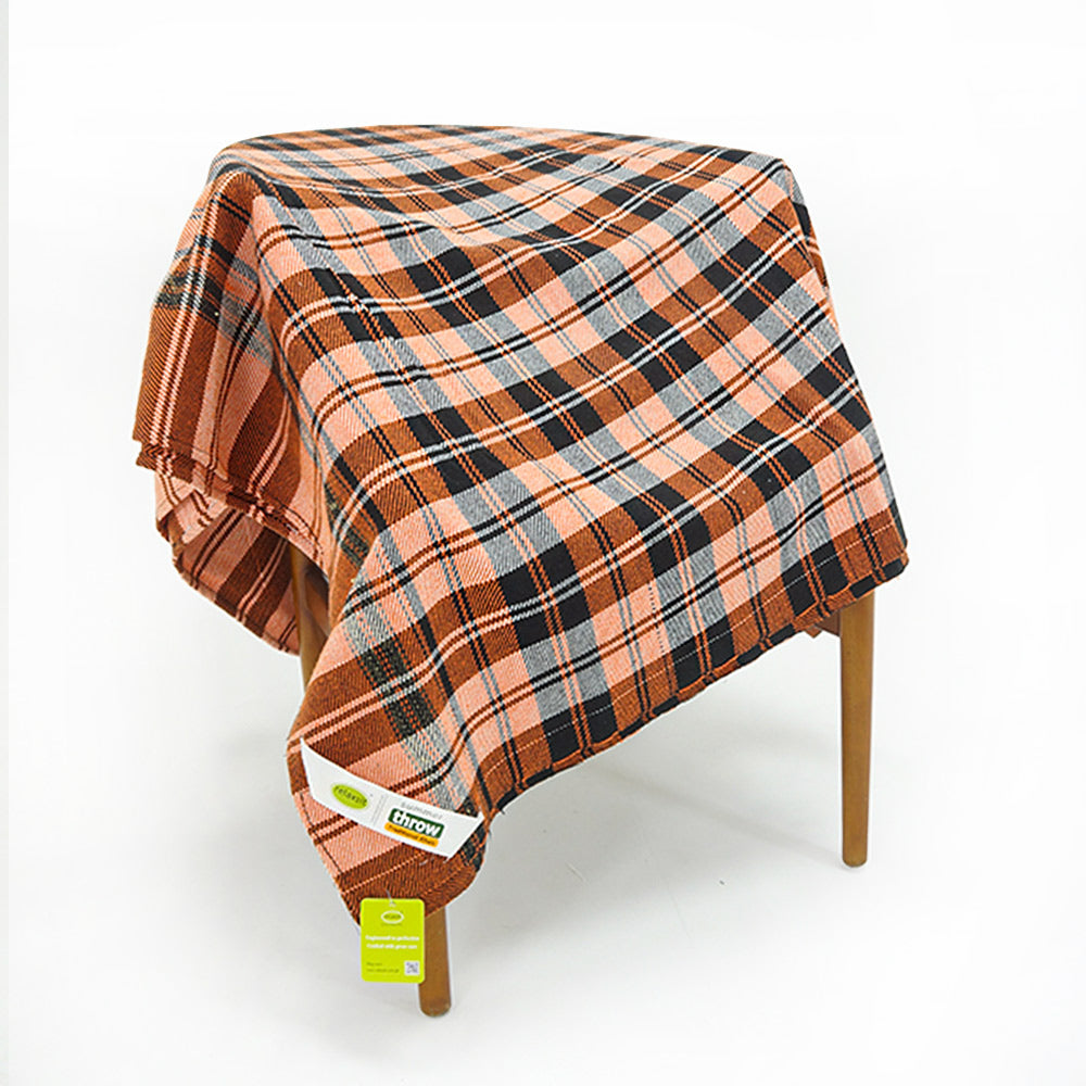 Cotton Summer Throw Kasuri khais Bed Throw Travel Blanket