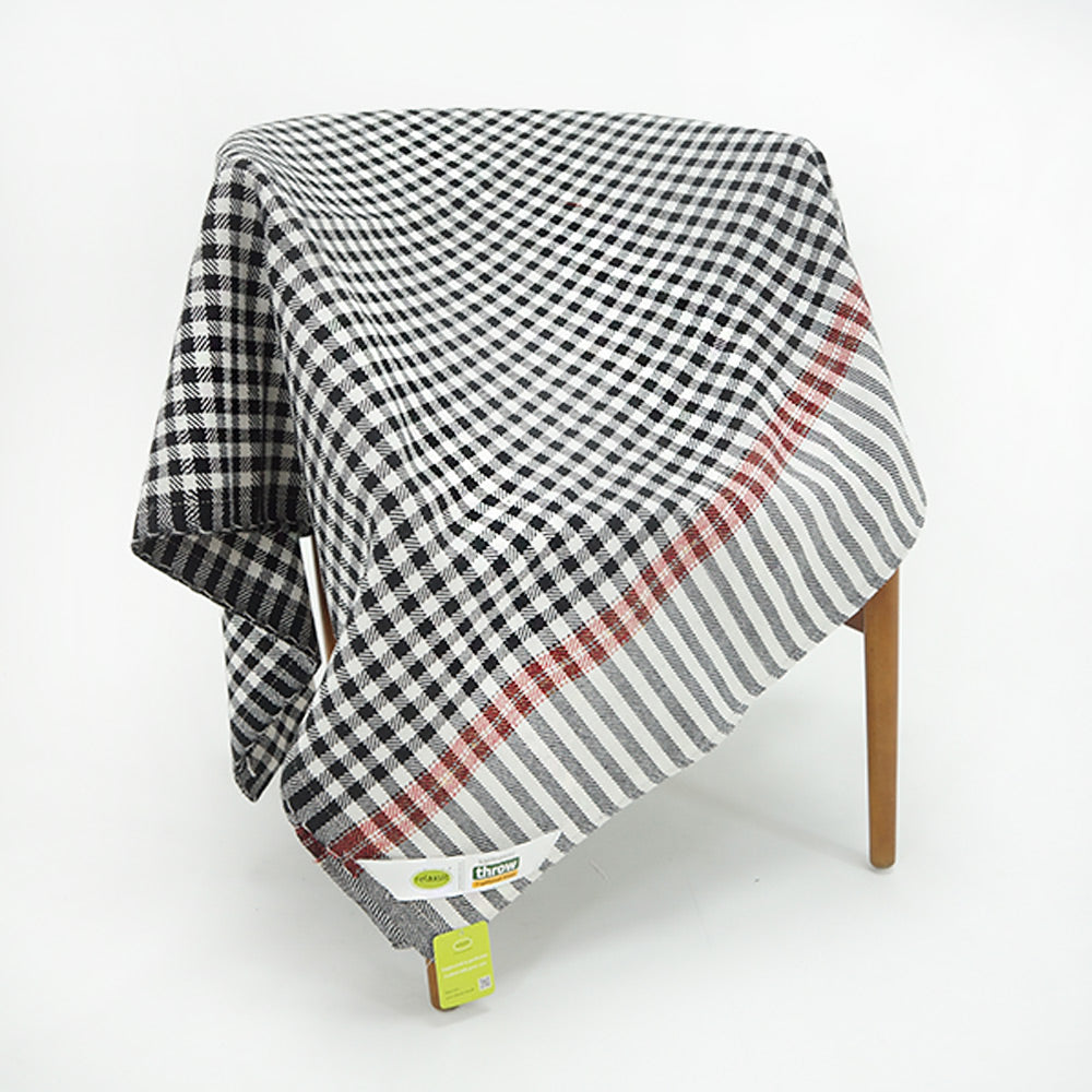 Cotton Summer Throw Kasuri khais Bed Throw Travel Blanket