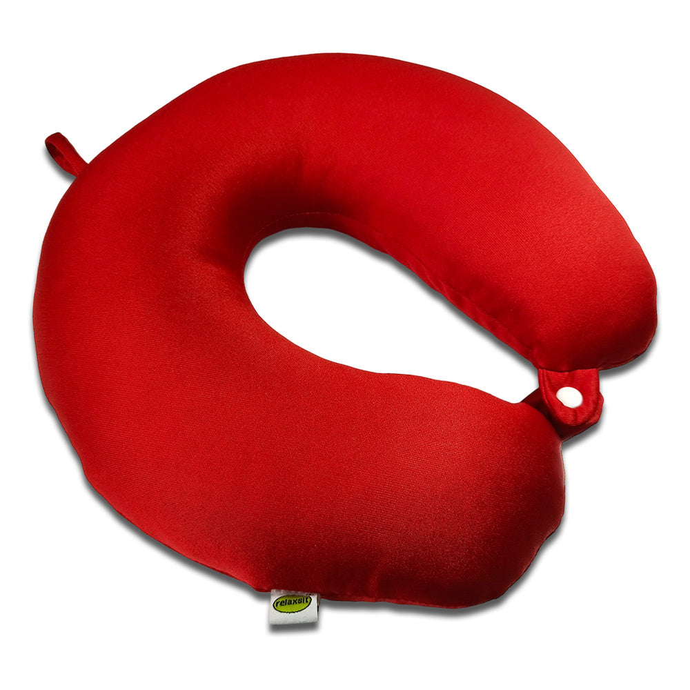 RELAXSIT World's Best Feather Soft Micro fiber Neck Pillow Travel Pillow Flight Pillow, Neck Cushion Head and Chin Supporting - Relaxsit