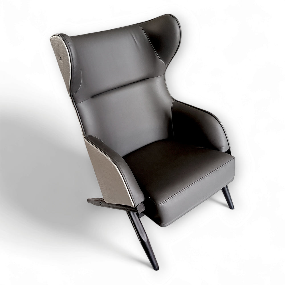 CurveLux- Modern Elegance Wing Chair