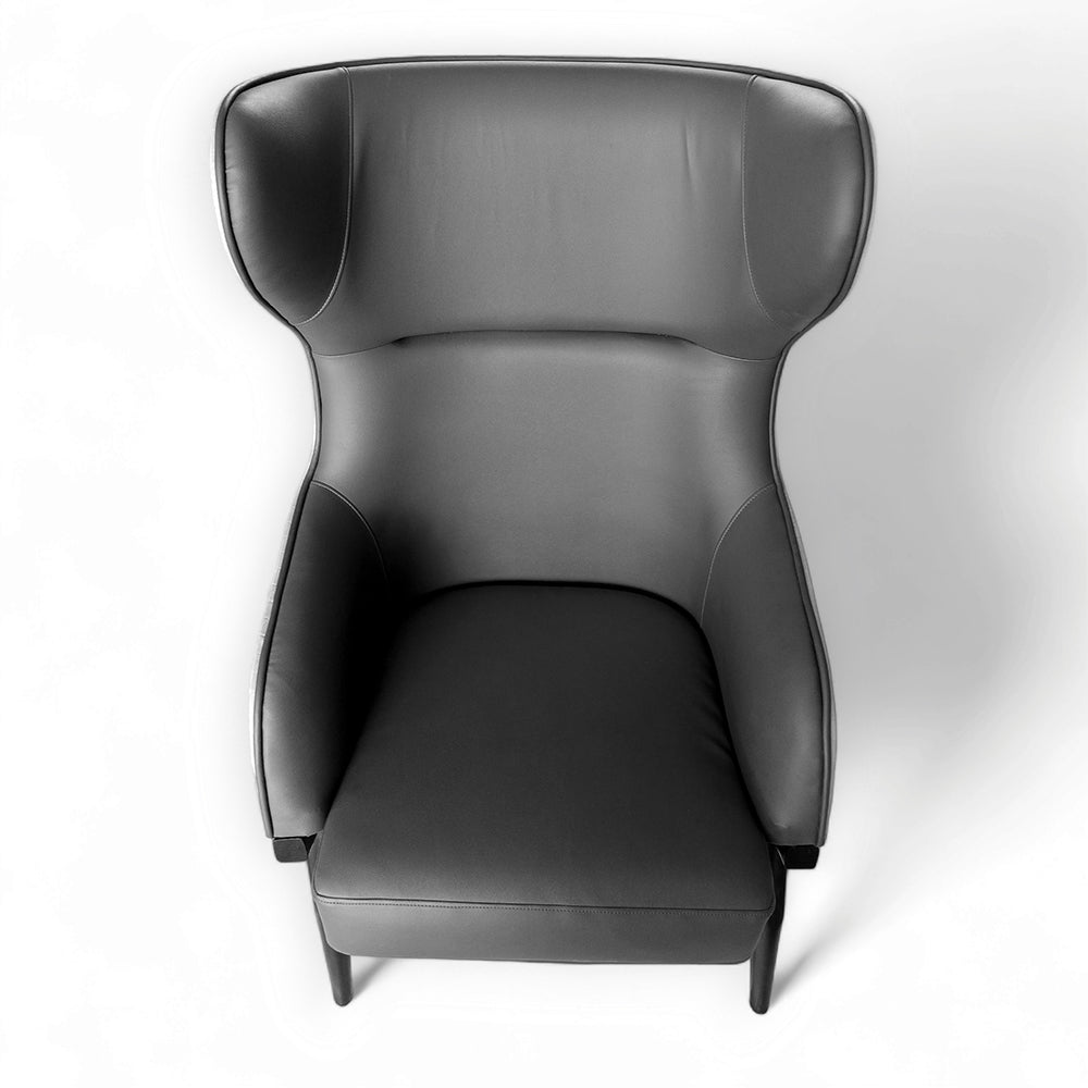 CurveLux- Modern Elegance Wing Chair