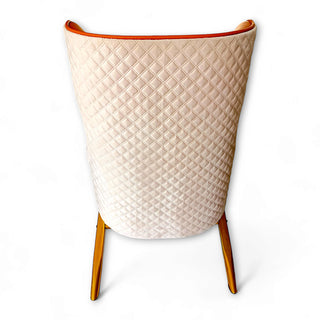 CurveLux- Modern Elegance Wing Chair