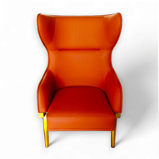 CurveLux- Modern Elegance Wing Chair