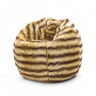 Relaxsit Double Shade Faux Fur Bean Bag Chair – Ultra Soft & Stylish Seating