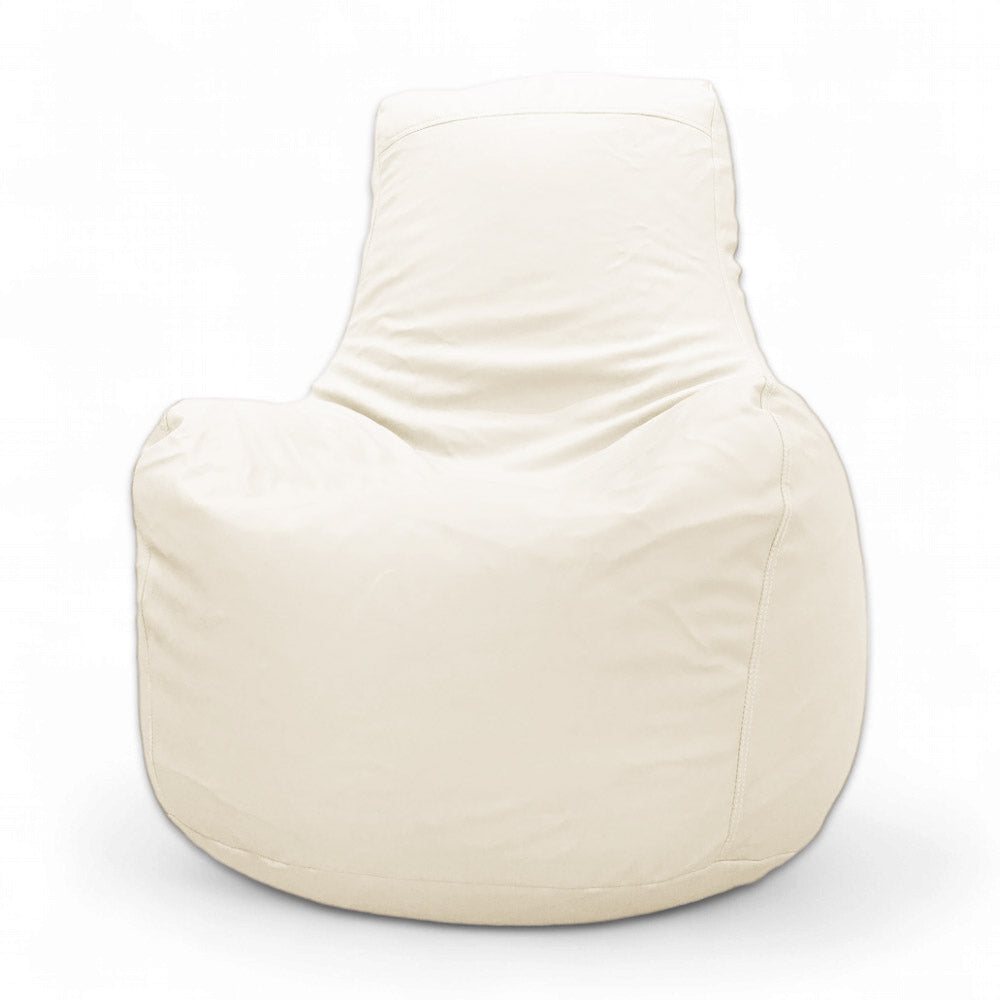 Faux Leather Comfy Bean Bag Chair without stool