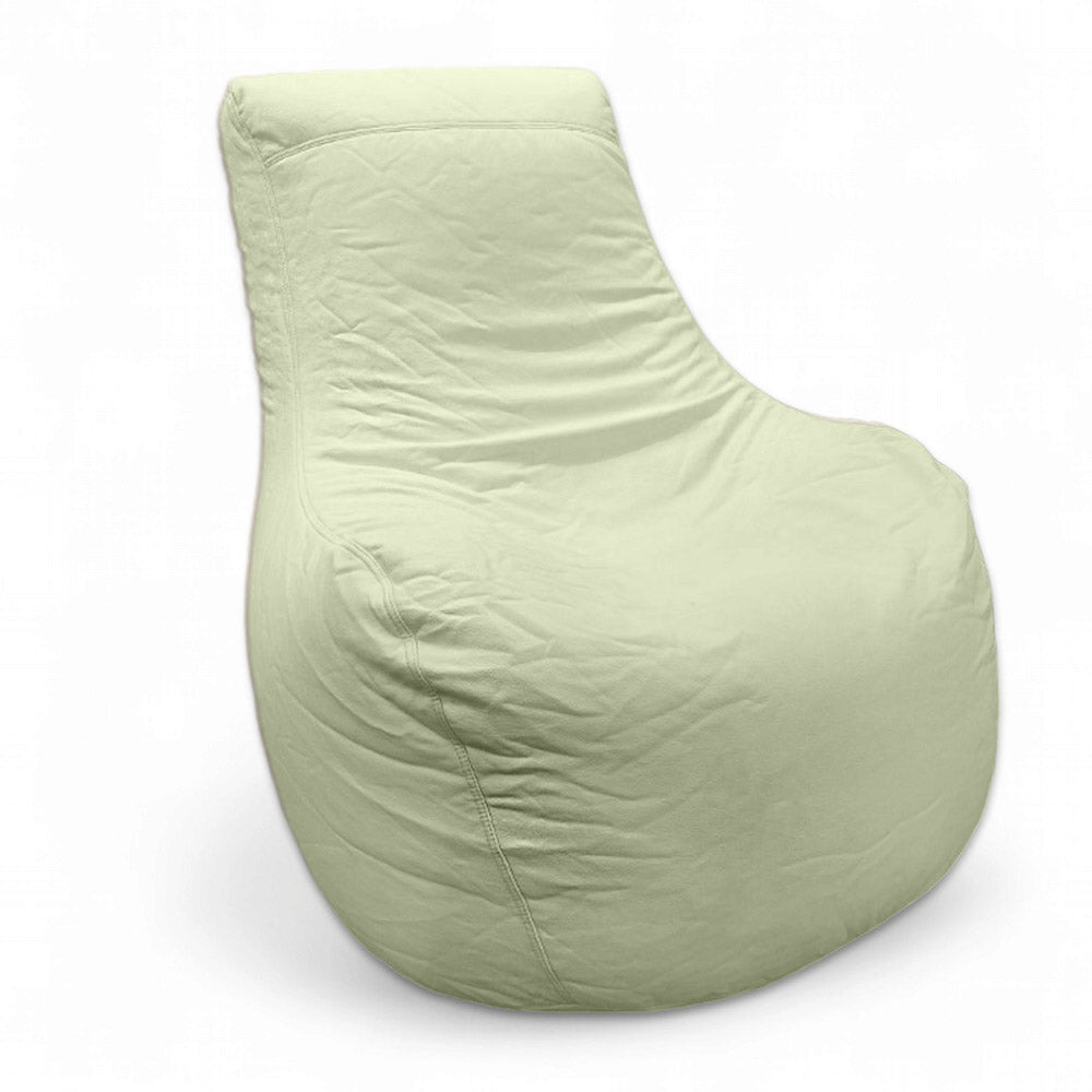 Faux Leather Comfy Bean Bag Chair without stool