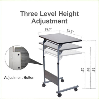 Relaxsit Flexi adjustable C-Table – Bed table, Laptop Trolley Table with Adjustable Height