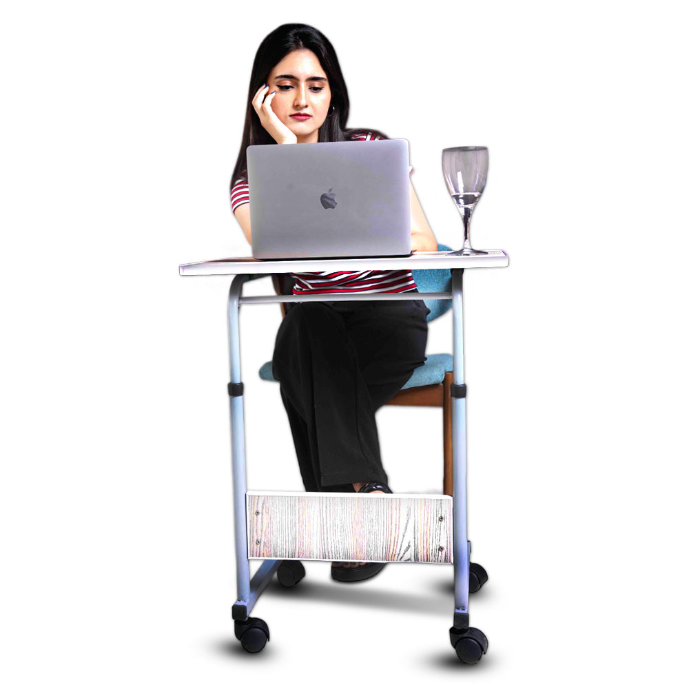 Relaxsit Flexi adjustable C-Table – Bed table, Laptop Trolley Table with Adjustable Height