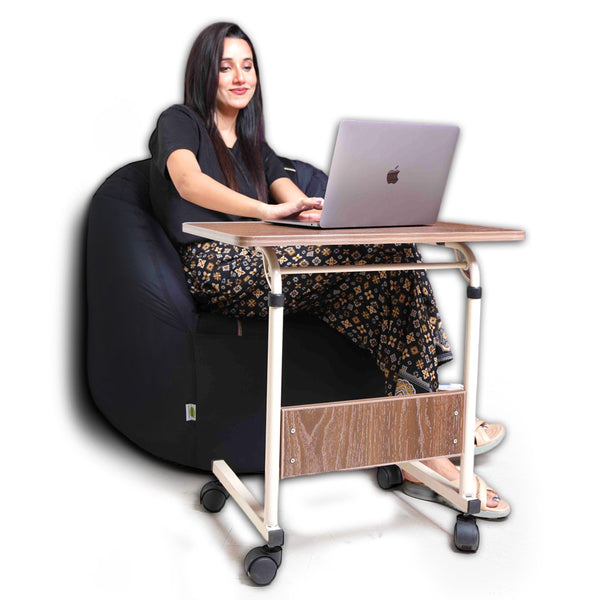 Relaxsit Flexi adjustable C-Table – Bed table, Laptop Trolley Table with Adjustable Height